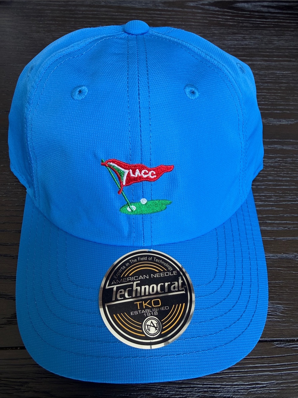 LACC American Needle Bright Blue Golf Flag Cap